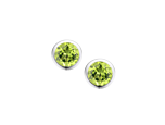 August Birthstone Peridot Orbit Earrings