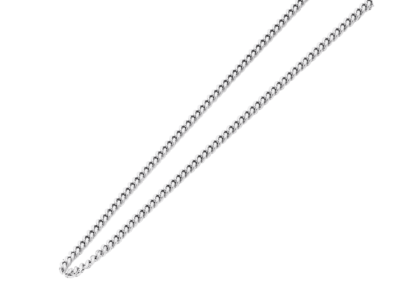 Silver 16/18" Curb Chain