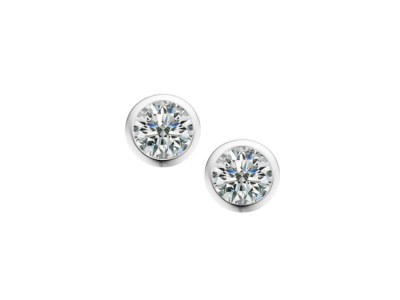 April Birthstone Cubic Zirconia Orbit Earrings