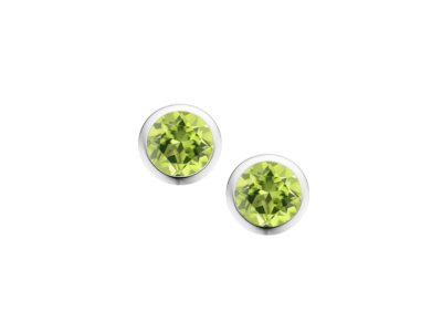 August Birthstone Peridot Orbit Earrings