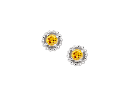 November Birthstone Citrine Vita Earrings