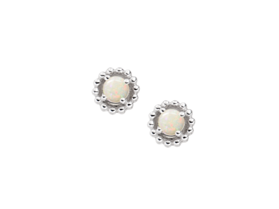 October Birthstone Opal Vita Earrings