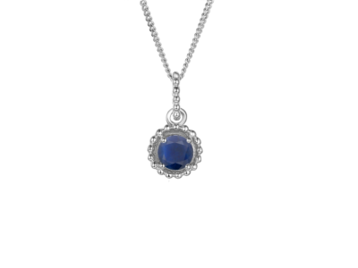 September Birthstone Sapphire Vita Necklace