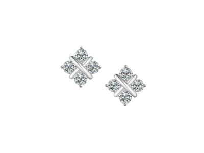 Snow Serenity Cubic Zirconia Earrings