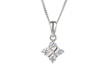 Snow Serenity Cubic Zirconia Necklace