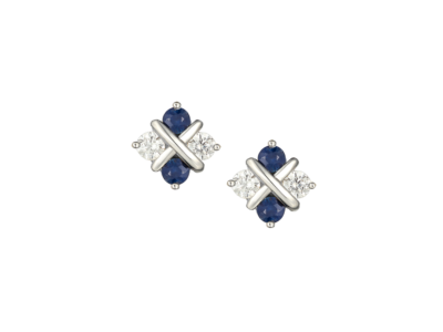 Sky Serenity Cubic Zirconia & Sapphire Earrings