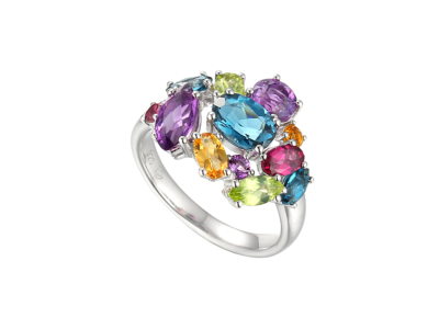 Rainbow Cocktail Ring