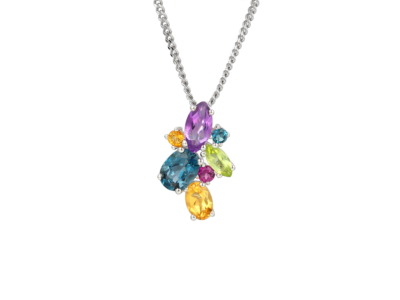 Rainbow Cocktail Necklace