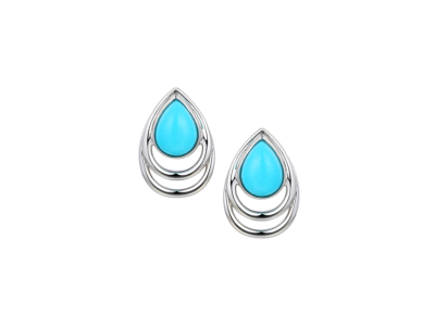Dualistic Turquoise Earrings