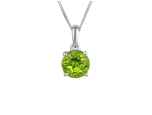 August Birthstone Peridot Purity Necklace