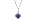 September Birthstone Sapphire Vita Necklace