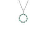 Circle of Life Emerald Necklace