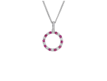 Circle of Life Ruby Necklace