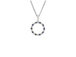 Circle of Life Sapphire Necklace