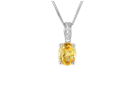 Citrine Content Necklace