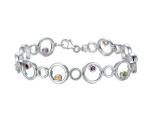 Silver Circlet Mix Bracelet