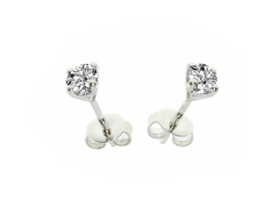 April Birthstone Cubic Zirconia Purity Earrings