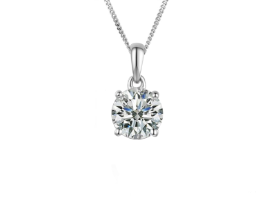 April Birthstone Cubic Zirconia Purity Necklace