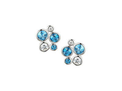 Fantasia Symphony Blue Earrings